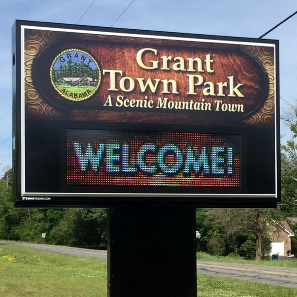 Municipal Sign for Town of Grant