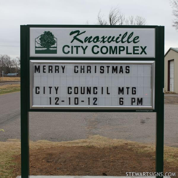 Municipal Sign for Knoxville City Complex