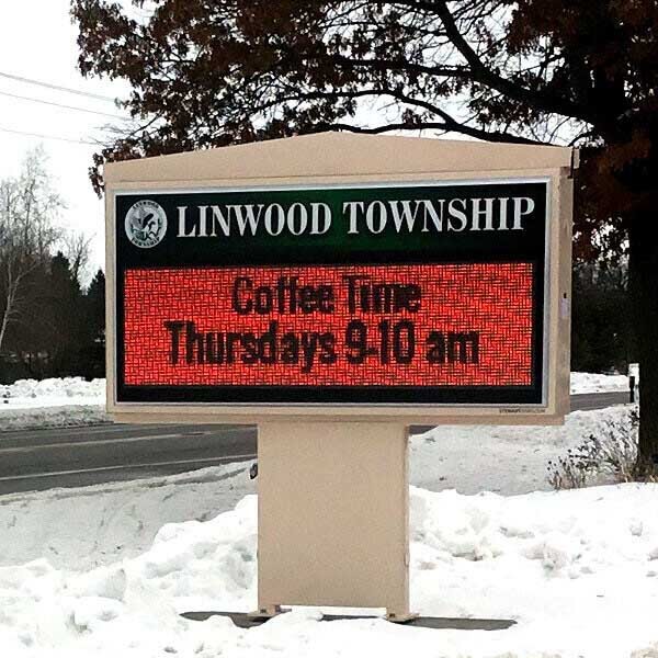 Municipal Sign for Linwood Township