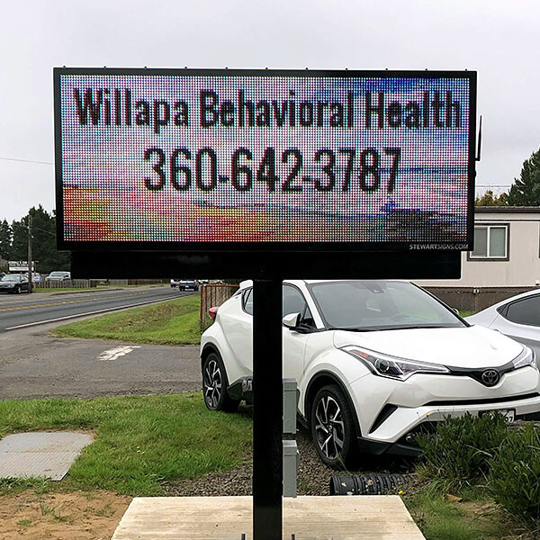 Municipal Sign for Willapa Behavioral Health