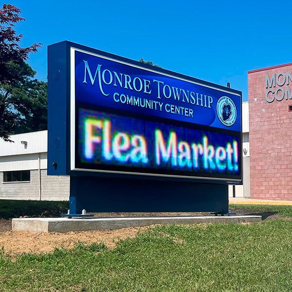 Civic Sign for Monroe Community Center