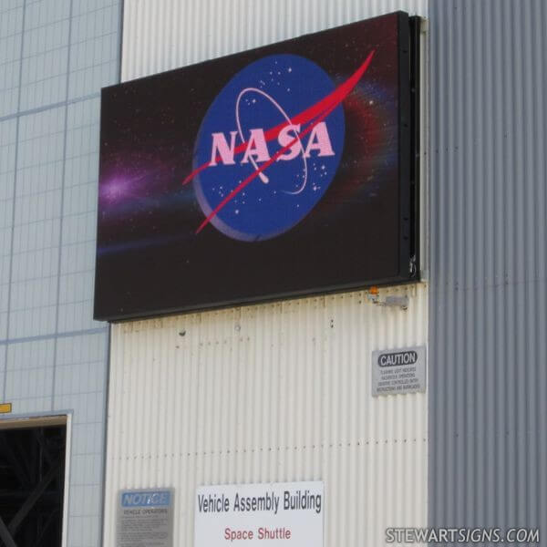 Municipal Sign for Nasa Vehicle Assembly Building