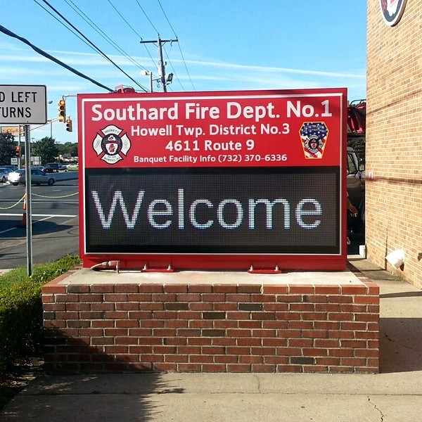 Municipal Sign for Southard Fire Department No. 1