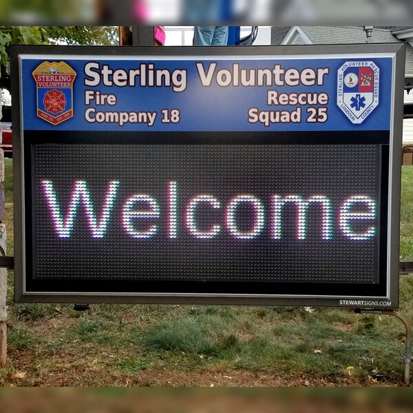 Municipal Sign for Sterling Park Safety Center, Inc