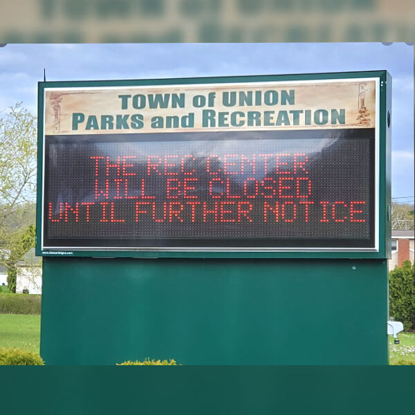 Municipal Sign for Town of Union