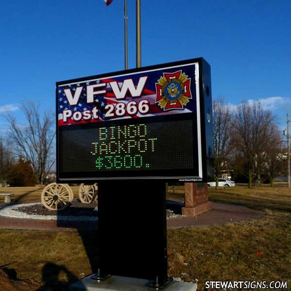 Civic Sign for VFW Post 2866