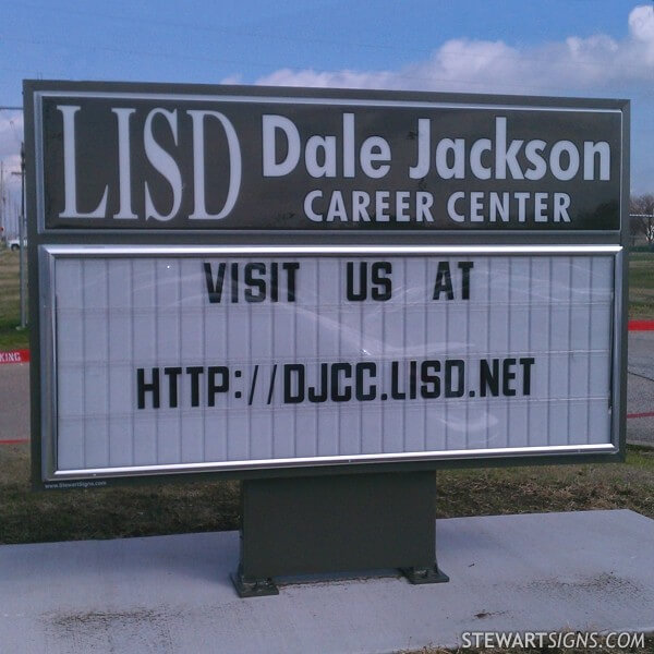 School Sign for Dale Jackson Career Center