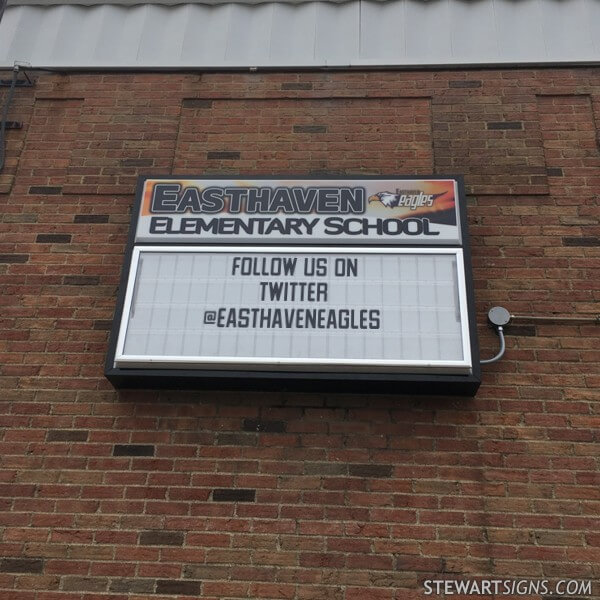 School Sign for Easthaven Elementary School