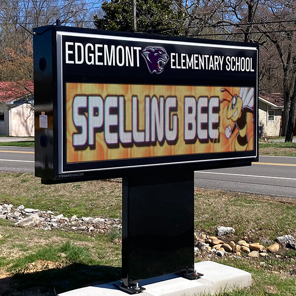 School Sign for Edgemont Elementary School