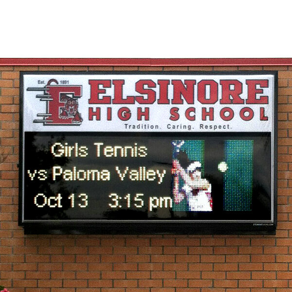 School Sign for Elsinore High School