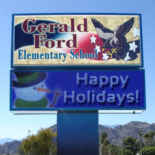 School Sign for Gerald Ford School