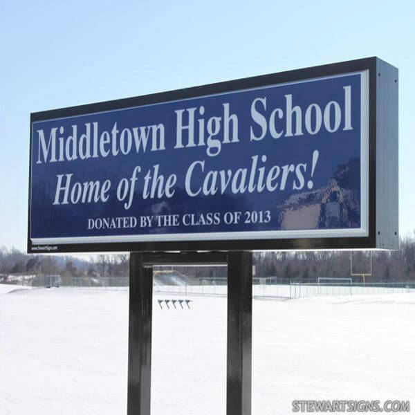 School Sign for Middletown High School