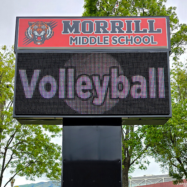 School Sign for Morrill Middle School