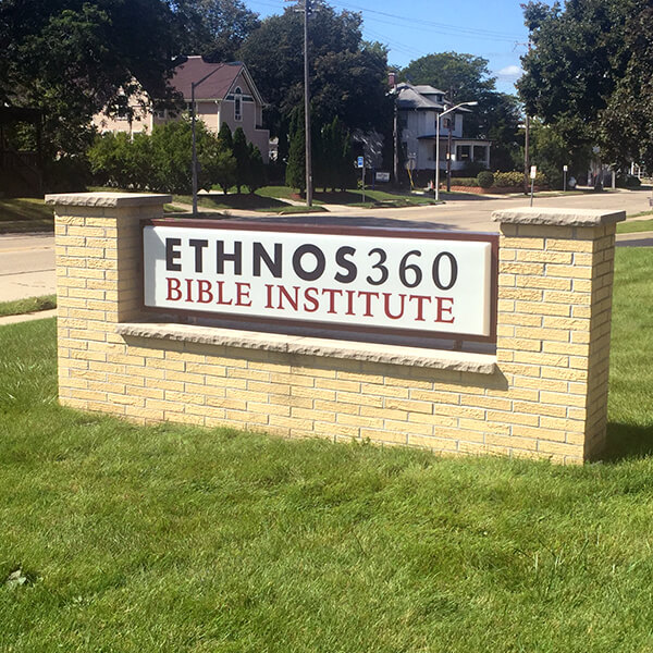 School Sign for New Tribes Bible Institute