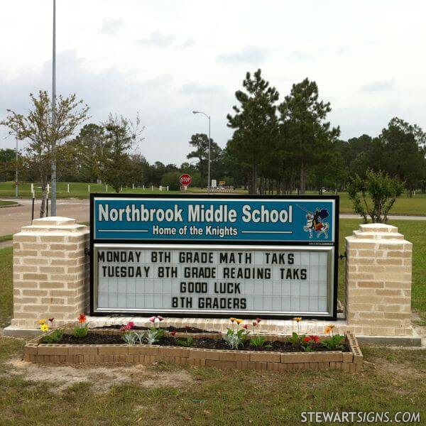 School Sign for Northbrook Middle School