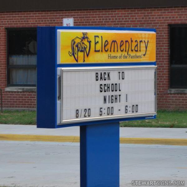 School Sign for Ogden Elementary