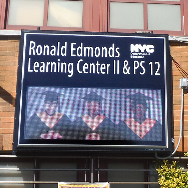 School Sign for Ronald Edmonds Learning Center Ii