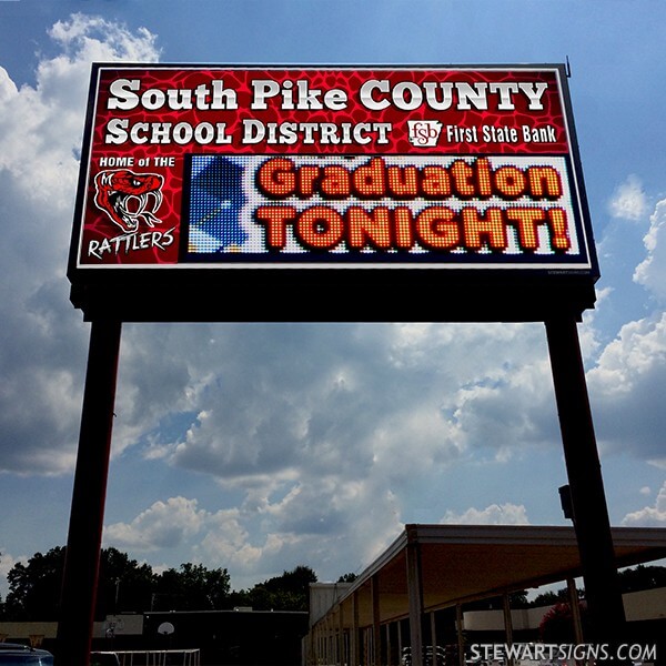 School Sign for South Pike County School District