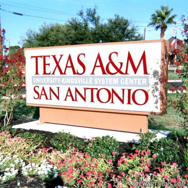 School Sign for Texas A & M University - Kingsville