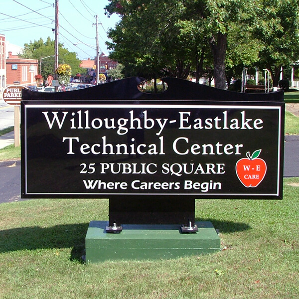 School Sign for W - E Technical Center