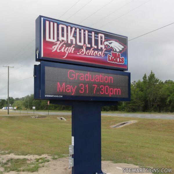 School Sign for Wakulla  High School