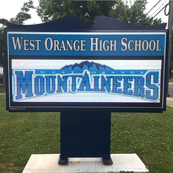 School Sign for West Orange High School