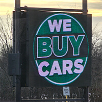 Business Sign for Car Credit Nation