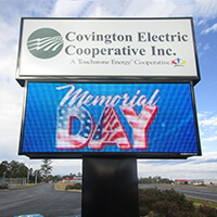 Business Sign for Covington Electric Cooperative