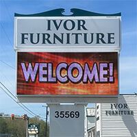 Business Sign for Ivor Furniture