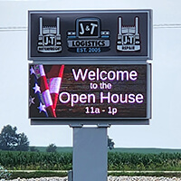 Business Sign for J and T Logistics Inc