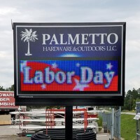 Business Sign for Palmetto Hardware and Outdoors LLC