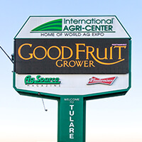 Business Sign for International Agri-center