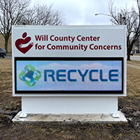 Business Sign for Will County Center for Community Concerns, Inc.