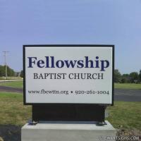 Church Sign for Fellowship Baptist Church