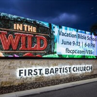Church Sign for First Baptist Church of Plant City