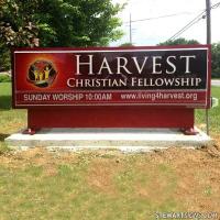 Church Sign for Harvest Christian Fellowship