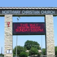 Church Sign for Northway Christian Church