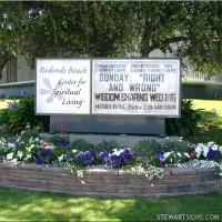Church Sign for Center for Spiritual Living