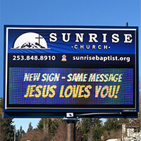 Church Sign for Heritage Hills Baptist Church - Conyers, GA