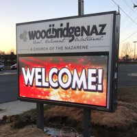 Church Sign for First Church of the Nazarene