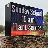 Church Sign for Word of Life Ministries