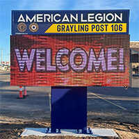 Civic Sign for American Legion Post 106