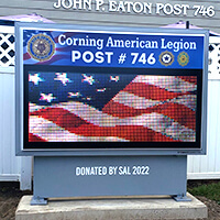 Civic Sign for American Legion Post 746