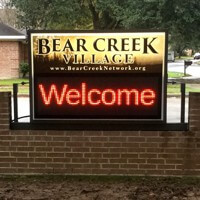 Civic Sign for Hunters Park Community Association