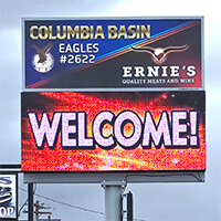 Civic Sign for Columbia Basin Eagles #2622