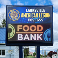 Civic Sign for American Legion Post 655