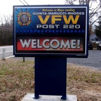 Civic Sign for VFW Post 220 Guinta - Marucci - Rhodes