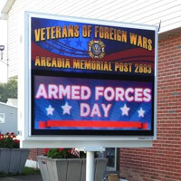 Civic Sign for VFW Post 2883