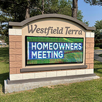 Civic Sign for Westfield Terra