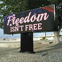 Military Sign for Fleet & Family China Lake